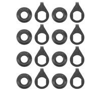 Operitacx Ensemble De 8 Écrou D’essieu Antidérapant, Lot de Set de | Rondelles et Écrous en Acier, pour Moyeux de Roues, Stabilité Renforcée, Entretien à Domicile