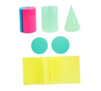 Operitacx Ensemble De Manipulations Mathématiques Éducatives Lot De 2 Cylindres Cônes Volume Formules Matériel De Dérivation Pour Lapprentissage Des Garçons Et Des Filles