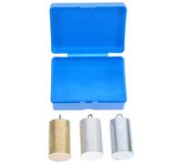 Operitacx Ensemble de Trois Cylindres D'étude de Densité en Aluminium pour Enseignement Physique, Conception Précise et Application Polyvalente en Salle de Classe Scientifique