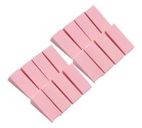 Operitacx Éponge à Manucure Dégradée Rose Légère Outil Créatif à Faces Multiples en Lot de 3 Paquets pour Accessoires Manucures Nail Art et Color Fade