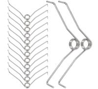 Operitacx Ergonomiques 20 Pièces de Ressorts de Rechange en Acier Inoxydable Argentés Ressorts Gauches et Droits pour Sécateurs à Main pour Printemps de Taille