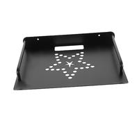 Operitacx Étagère Murale Aluminium pour Routeur et Projecteur Support Flottant avec Ventilation Rack Métallique pour Bureau et Maison Rangement Câble Organisé