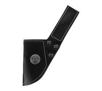 Operitacx Étui de Protection pour Lame de Hache de Camp Noir en PU, Installation sans Outil, Fixation Rapide, pour Aventures en Plein Air et Rangement Paquet à Équipement