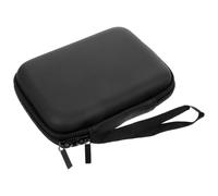 Operitacx Étui de Rangement Noir en Pu pour Glucomètre et Tensiomètre, Pochette Compacte pour Diabétiques, Organisateur Portable pour Fournitures de Santé et Accessoires de Mesure, Usage