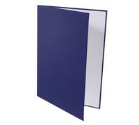 Operitacx Étui Porte-certificat A4 28,5 x 22,5 Cm Couverture Décorative En Papier Bleu Protection Pour Certificats Documents Bureau Scolaire