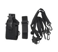 Operitacx Étui Radio De Protection Nylon avec Brassard Ajustable Et Sangle Arrière pour Équipement Extérieur, Ceinture Porte-Radio Antichoc, Usage Sécurité Randonnée Camping