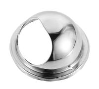 Operitacx Évent De Cheminée Extérieur Rond Acier Inoxydable Pour Extraction Air De Hotte De Cuisine Plaque De Couverture Résistante Aux Intempéries