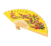 Operitacx Éventail Pliant Décoratif Chinois 0,5x0,9m, Papier Bambou | Style Noble et Élégant, Usage Fête et Mariage, Pièce Murale, Réutilisable et Portable