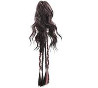 Operitacx Extension de Queue de Cheval Style et Maintien Sécurisé Tressée à Pince Griffe Fil Haute Température Texture Réaliste pour Femmes