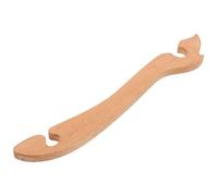 Operitacx Extracteur de Grille de Four en Bois Khaki, Outil Pratique Cuisine, Utilisation Main Gauche ou Droite, Adapté à Tout Four