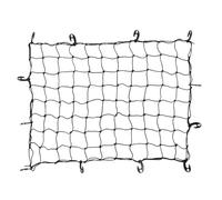 Operitacx Filet D'arrimage Noir pour Toit de Voiture 120x90cm en Caoutchouc, Robuste et Pratique pour Organiser Bagages et Équipements sur Galerie ou Camion