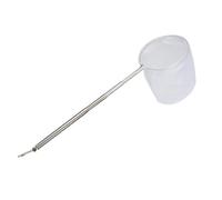 Operitacx Filet de Pêche Télescopique Mini en Abs Manche Extensible, Épuisette Légère pour Pêche en Eau Douce et Salée, Accessoire Pratique Anti-emmêlement