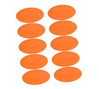 Operitacx Filtre Gel Lumière D'ambiance Coucher De Soleil 66mm 10 Pièces pour Spots, Film Solaire Coloré Pet Orange, Diffusion Lumineuse pour Photographie Et Éclairage Créatif