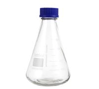 Operitacx Fiole Conique en Verre Borosilicaté Graduée 1000ml pour Laboratoire Base Solide et Design Simple pour Cours de Chimie