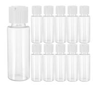 Operitacx Flacons Pompe Rechargeables 35 Ml Usage Précis Lot de 20 en Plastique Transparent pour Cosmétiques et Soins pour Voyage et Aventures