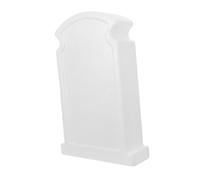Operitacx Foam Pet Memorial Gravestone Blank For DIY Painting Lightweight Weather Resistant Dog Monument Versatile Garden And Indoor Tribute Stone