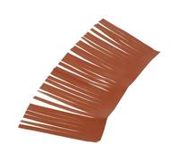 Operitacx Frange Cuir PU pour Plancher de Motocyclette Rétro Décoration Vintage pour Sacoches Accessoires pour Hommes Frange de Pédale de Repose - Marron