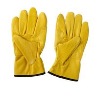 Operitacx Gants de Travail Cuir Isolants et Antidérapants pour Hommes Résistants à Usure Protection Thermique pour Travaux et Conditions Froides