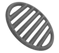 Operitacx Grille Ronde Accessoire de pour Barbecue Extérieure en Fonte Répartition Homogène Chaleur, pour Barbecue Fixe en Plein Air