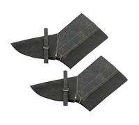 Operitacx Guêtres de Soudure Cuir de Vache Épais Protection Antichaleur et Résistante à Lusure Couvre Chaussures de Sécurité pour Soudeur Larges et Durables pour de Travail Industriels
