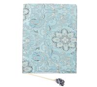 Operitacx Housse de livre décorative format A5 - Couverture de livre en tissu pour reliure de livre - Protection de livre - Protection de livre réglable - Composition de livres - Tissu de papier -