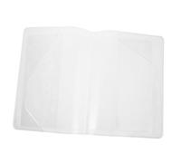 Operitacx Housse de Protection Transparente en Pvc pour Carnet A5 Pages Intérieures, Étanche et Facile à Utiliser, Protection des Journaux et Cahiers