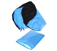 Operitacx Housse de Vélo D'extérieur, Housse Imperméable pour Vélo, Toile Parapluie, Bleue, Pliable, Facile à Nettoyer, avec Paquet de Rangement, pour Intérieur et Extérieur