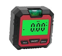 Operitacx Inclinomètre Numérique Angle avec Écran LCD Rétroéclairé Verrouillage des Données Portable pour Menuiserie et Bâtiment