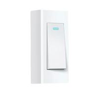 Operitacx Interrupteur Unipolaire Blanc 500 W 10 A 220 V Petit Panneau AC à Commande Manuelle pour Chevet et Maison
