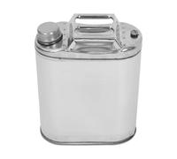 Operitacx Jerrican en Acier Inoxydable 10l avec Bec Verseur Flexible et Valve de Décompression, Portable pour Eau et Plantes de Jardin, pour Aventures en Plein Air
