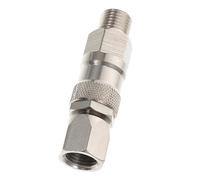 Operitacx Joint Pivotant Acier Inoxydable Pouce pour Pulvérisateur sans Air Accessoire Rotatif pour Lance et Tuyau de Peinture Raccord Antirouille avec Rotation pour Usage Professionnel