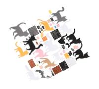 Operitacx Kit Couture Feutrine pour Garçon Fille Set DIY Feutrine Animaux Chat Matériel Sans Burrs pour Activités Manuelles Créatives et Décorations Intérieures