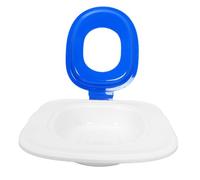 Operitacx Kit D’Apprentissage Toilettes pour Chat, Bac Bleu Réutilisable | Guide à Étages Intégré, Bord Surélevé et Fond Antidérapant, Format Compact pour Chatons et Chat