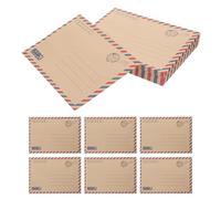 Operitacx Kit de Correspondance 48 Pièces Enveloppes pour Cartes de Vœux et Papier à Lettres Vintage, pour Invitations et Lettres de Noël