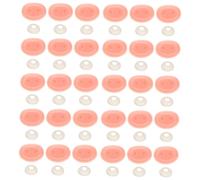 Operitacx Kit de Fabrication de Nez de Cochon pour Jouets 30 Ensembles en Plastique Vis et Rondelles pour Poupées Ateliers Créatifs Centres Parents-Garçon et Filles 20X27Mm