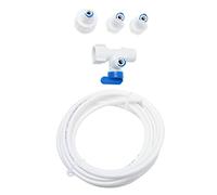 Operitacx Kit de Tuyau d'Eau pour Machine à Glaçons Raccords Solide 5M Installation Facile Adaptateur de Tuyauterie Accessoire Pratique pour Réfrigérateur