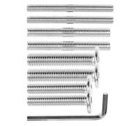 Operitacx Kit de Vis Hexagonales en Acier Argenté pour Poteaux de Rechange d'arbre à Chat, Protection Solide Contre l'usure Clé Six Pans Incluse, Accessoires pour Chats Intérieur