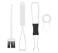 Operitacx Kit Extraction Touches Clavier Mécanique 5 Pièces Blanc Outil Retrait Commutateurs Métal Brosse Nettoyage Clavier Entretien Démontage Outils Réparation