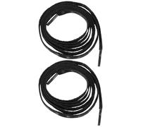 Operitacx Lacets 120cm Réfléchissants Noirs Plats pour Baskets et Running