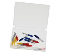 Operitacx Lames de Découpe pour Plotter 15 Pièces Fraises de Machine de Découpe en Acier Trempé pour Découpeuse Vinyle et Tissu Usage Professionnel