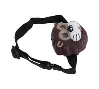 Operitacx Lampe Frontale Lionceau, Sangle Réglable, Légère et Portable | PVC et Abs, Lumière Douce sans Éblouissement, Utilisation les Mains, pour Camping Extérieur et Contes du Soir