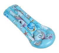 Operitacx Lit Flottant Natation en PVC Portable et Léger de Licorne, Tapis Flottant Créatif pour Camping et Natation Estivale des Garçon et Filles