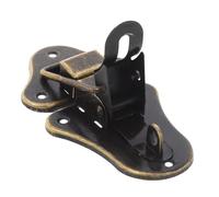 Operitacx Loquet Rétro Fer pour Boîte à Outils Robuste et Facile à Utiliser Fermeture Décorative pour Coffrets et Verrouillage Simple et Durable Style Antique