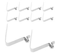 Operitacx Lot 12 Petits Clips à Ressort en Acier manganèse Forme V 6mm tête Creuse 8mm Longueur 36mm pour Fixation Arceau Tente et tubing, adapté pour Usage extérieur et Bricolage