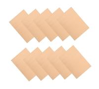 Operitacx Lot de 10 Feuilles de Papier Braille Khaki pour Apprentissage Papier à Écrire Portable pour Éducation Braille et Amélioration des Compétences