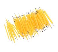 Operitacx Lot de 100 Ampoules LED Filament 3V 38Mm Éclairage Chaud Solide Compatible Lustres et Appliques Pièces de Rechange pour Maison 120Ma