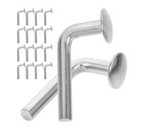 Operitacx Lot de 100 Goupilles de Sécurité M5 en Fer Galvanisé, Diamètre 5 Mm, Épingles de Verrouillage Robustes pour Rayonnages à Palettes, Boulons Antirouille pour Entrepôts et Bricolage