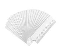 Operitacx Lot de 100 rubans à mesurer en papier jetables, lisibles des deux côtés, 100 cm, pour usage médical, tour de tête de nouveau-né et bébé