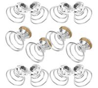 Operitacx Lot de 12 Pinces à Cheveux Strass pour Frange, Décoration Capillaire Élégante, Clips Spirale Légers, Accessoire Femme et Garçon et Filles pour Coiffure Fête, Agrafes Décoratives