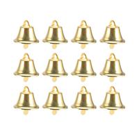 Operitacx Lot de 120 Cloches à Faire soi-même - Ornements dorés - Cloches en Laiton Vintage - Carillons éoliens - Artisanat en Vrac - Petite mariée